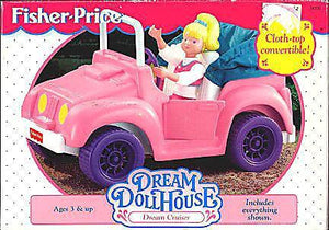 NEW Fisher Price Loving Family Dollhouse Dream Cruiser Jeep Car Girl-Toys & Hobbies:Preschool Toys & Pretend Play:Fisher-Price:1963-Now:Dollhouses-Fisher-Price-Cars Vans & Campers,Dollhouse,Dream Dollhouse,Fisher Price,Loving Family,New Boxed Sets-The Dollhouse Shop