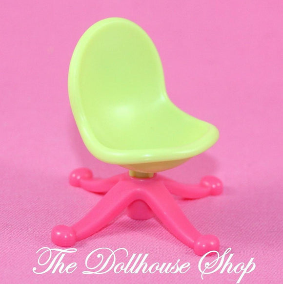 NEW Fisher Price Loving Family Dollhouse Kids Bedroom Pink Green Chair-Toys & Hobbies:Preschool Toys & Pretend Play:Fisher-Price:1963-Now:Dollhouses-Fisher-Price-Chairs, Dollhouse, Fisher Price, Kids Bedroom, New, Playroom-The Dollhouse Shop