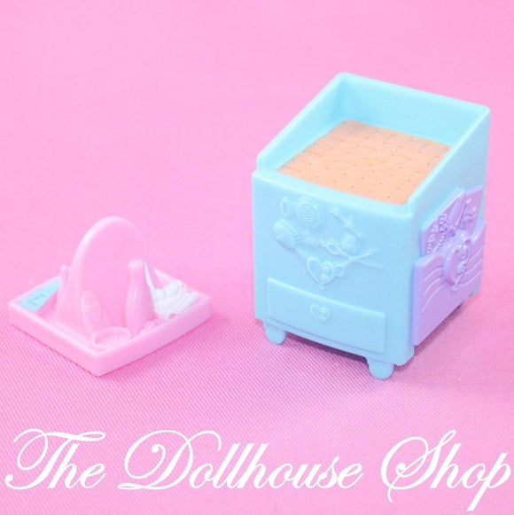 NEW Fisher Price Loving Family Hidden Room Dollhouse Beauty Salon Blue Cart-Toys & Hobbies:Preschool Toys & Pretend Play:Fisher-Price:1963-Now:Dollhouses-Fisher-Price-Dollhouse,Fisher Price,Hidden Rooms Dollhouse,Loving Family,New-The Dollhouse Shop