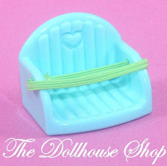 NEW Fisher Price Loving Family Holiday Dollhouse Blue Baby Doll Booster Seat-Toys & Hobbies:Preschool Toys & Pretend Play:Fisher-Price:1963-Now:Dollhouses-Fisher-Price-Dollhouse,Fisher Price,Home for the Holidays Dollhouse,Loving Family,New,Nursery Room-The Dollhouse Shop