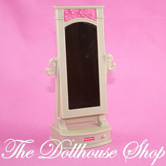 New Fisher Price Loving Family Dollhouse Bedroom Pretend Full-length Mirror-Toys & Hobbies:Preschool Toys & Pretend Play:Fisher-Price:1963-Now:Dollhouses-Fisher-Price-Bedroom,Dollhouse,Fisher Price,Loving Family,New,Parents Bedroom-The Dollhouse Shop