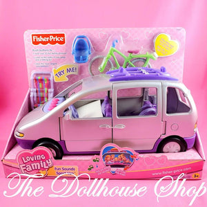 New Fisher Price Loving Family Dollhouse Fun Sounds Sports Van Car Musical-Toys & Hobbies:Preschool Toys & Pretend Play:Fisher-Price:1963-Now:Dollhouses-Fisher-Price-Cars Vans & Campers, Dollhouse, Fisher Price, Loving Family, New, New Boxed Sets, Outdoor Furniture-075380773240-The Dollhouse Shop