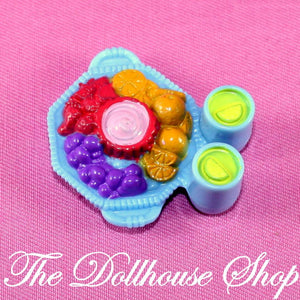 New Fisher Price Loving Family Dollhouse Kitchen Blue Food Drinks Fruit Tray-Toys & Hobbies:Preschool Toys & Pretend Play:Fisher-Price:1963-Now:Dollhouses-Fisher-Price-Dollhouse, Fisher Price, Food Accessories, Kitchen, Loving Family, New-The Dollhouse Shop