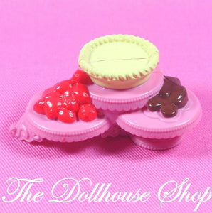 New Fisher Price Loving Family Dollhouse Kitchen Food Sweets Dessert Cake Plate-Toys & Hobbies:Preschool Toys & Pretend Play:Fisher-Price:1963-Now:Dollhouses-Fisher-Price-Dollhouse,Fisher Price,Food Accessories,Kitchen,Loving Family,New-The Dollhouse Shop