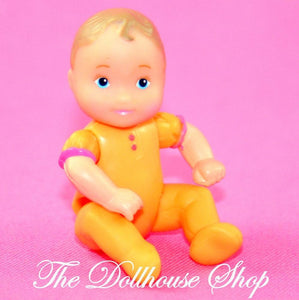 New Fisher Price Loving Family Dollhouse Nursery Orange Baby Doll-Toys & Hobbies:Preschool Toys & Pretend Play:Fisher-Price:1963-Now:Dollhouses-Fisher-Price-Baby, Dollhouse, Dolls, Fisher Price, Loving Family, New, Nursery-The Dollhouse Shop