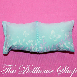 New Fisher Price Loving Family Dollhouse Parents Bedroom Double Bed Pillow-Toys & Hobbies:Preschool Toys & Pretend Play:Fisher-Price:1963-Now:Dollhouses-Fisher-Price-Bedroom,Blue,Dollhouse,Fisher Price,Grand Mansion,Loving Family,New,Parents Bedroom,Pillows-The Dollhouse Shop