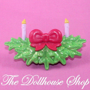 New Fisher Price Loving Family Holiday Dollhouse Christmas Candle Window Bow-Toys & Hobbies:Preschool Toys & Pretend Play:Fisher-Price:1963-Now:Dollhouses-Fisher-Price-Christmas,Dollhouse,Fisher Price,Holidays & Seasonal,Home for the Holidays Dollhouse,Loving Family,New,Replacement Parts,Sweet Sounds-Fisher Price Loving Family Home for the Holidays Dollhouse replacement candle window treatment. This is a replacement part suitable for the Loving Family Home for the Christmas Holiday Dollhouse or Sweet Sounds