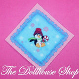 New Fisher Price Loving Family Holiday Dollhouse Penguin Christmas Floor Rug-Toys & Hobbies:Preschool Toys & Pretend Play:Fisher-Price:1963-Now:Dollhouses-Fisher-Price-Blankets & Rugs, Christmas, Dollhouse, Fisher Price, Holidays & Seasonal, Home for the Holidays Dollhouse, Loving Family, New-The Dollhouse Shop