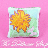 New Fisher Price Loving Family Holiday Dollhouse Reversible Christmas Pillow-Toys & Hobbies:Preschool Toys & Pretend Play:Fisher-Price:1963-Now:Dollhouses-Fisher-Price-Bedroom, Christmas, Dollhouse, Fisher Price, Green, Holidays & Seasonal, Home for the Holidays Dollhouse, Kids Bedroom, Living Room, Loving Family, New, Pillows-The Dollhouse Shop