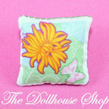 New Fisher Price Loving Family Holiday Dollhouse Reversible Christmas Pillow-Toys & Hobbies:Preschool Toys & Pretend Play:Fisher-Price:1963-Now:Dollhouses-Fisher-Price-Bedroom,Christmas,Dollhouse,Fisher Price,Green,Holidays & Seasonal,Home for the Holidays Dollhouse,Kids Bedroom,Living Room,Loving Family,New,Pillows-The Dollhouse Shop