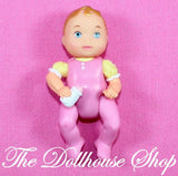 New Fisher Price Loving Family Twin Time Dollhouse Blonde Pink Baby Girl Doll-Toys & Hobbies:Preschool Toys & Pretend Play:Fisher-Price:1963-Now:Dollhouses-Fisher-Price-Dollhouse,Dolls,Fisher Price,Girl Dolls,Loving Family,New,Twin Time,Twins-The Dollhouse Shop