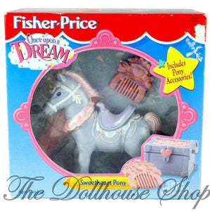 New Fisher Price Once Upon A Dream Dollhouse Sweetheart Pony Horse-Toys & Hobbies:Preschool Toys & Pretend Play:Fisher-Price:1963-Now:Dollhouses-Fisher-Price-Dollhouse, Dream Dollhouse, Fisher Price, Horses & Stables, Loving Family, New, New Boxed Sets, Once Upon a Dream Castle-075380747418-The Dollhouse Shop