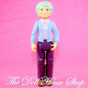 Playskool Dollhouse Grandmother Grandma Nana Grandparent Doll People-Toys & Hobbies:Preschool Toys & Pretend Play:Fisher-Price:1963-Now:Dollhouses-Playskool-Dollhouse,Dolls,Grandma,Playskool Dollhouse,Used-The Dollhouse Shop