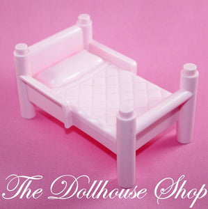 Playskool Dollhouse Kids Bedroom Doll's Pink Bunk Bed Loving Family-Toys & Hobbies:Preschool Toys & Pretend Play:Playskool-Playskool-Bedroom, Dollhouse, Kids Bedroom, Pink, Playskool Dollhouse, Used-The Dollhouse Shop