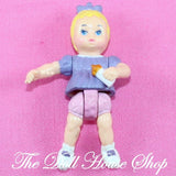 Playskool Dollhouse Nursery Blonde Baby Girl Doll Figure Purple Pink-Toys & Hobbies:Preschool Toys & Pretend Play:Playskool-Playskool-Baby, Blonde Hair, Dollhouse, Dolls, Green, Nursery Room, Playskool Dollhouse, Used-The Dollhouse Shop