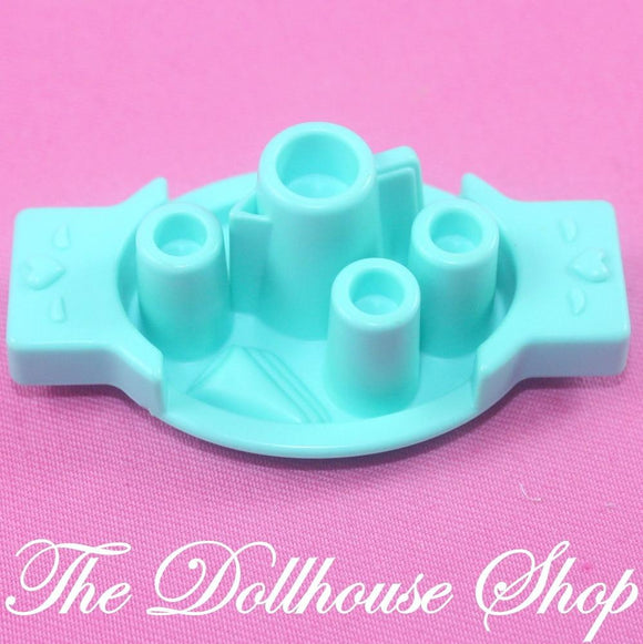 Playskool Dollhouse Teal Beverage Tray Drinks Kitchen Food for Loving Family-Toys & Hobbies:Preschool Toys & Pretend Play:Playskool-The Dollhouse Shop-Dollhouse,Food Accessories,Kitchen,Playskool Dollhouse,Used-The Dollhouse Shop