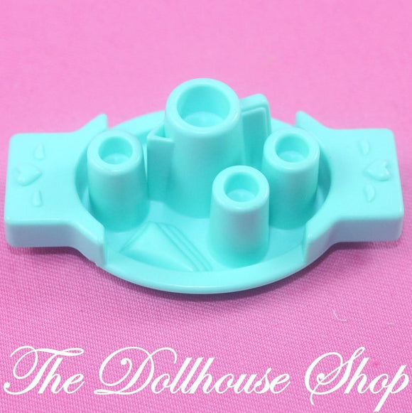 Playskool Dollhouse Teal Beverage Tray Drinks Kitchen Food for Loving Family-Toys & Hobbies:Preschool Toys & Pretend Play:Playskool-The Dollhouse Shop-Dollhouse, Food Accessories, Kitchen, Playskool Dollhouse, Used-The Dollhouse Shop